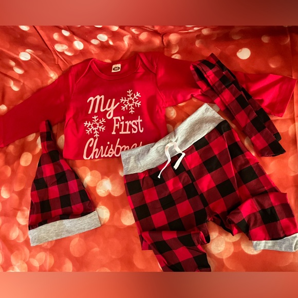 0-3months, My first Christmas onsie complete outfit - Picture 5 of 5